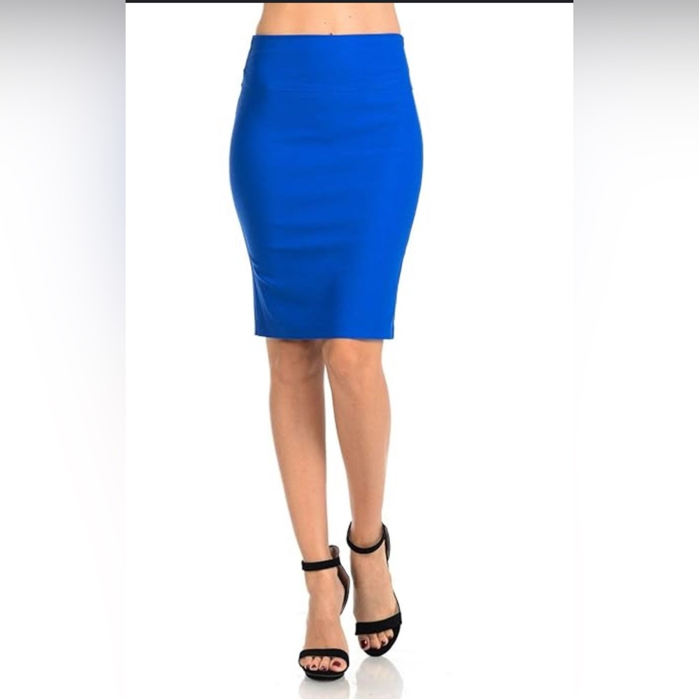 Elegant Blue Women's Skirt size small